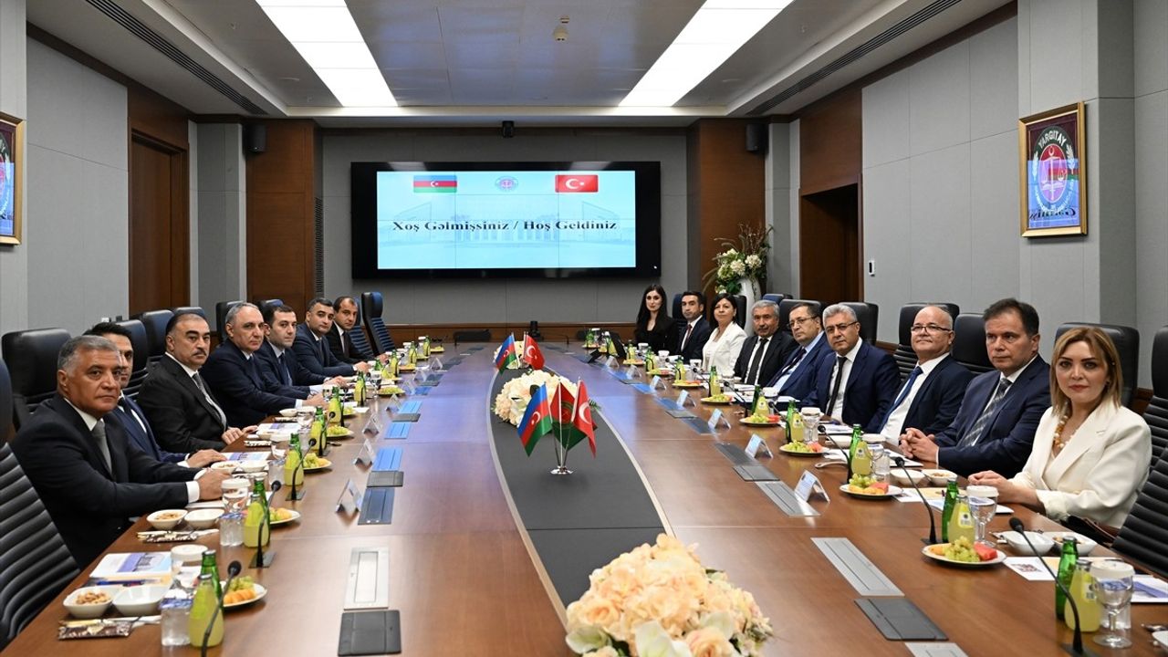 Yargıtay Başsavcısı Muhsin Şentürk, Azerbaycan Başsavcısı Kamran Aliyev'i Ağırladı