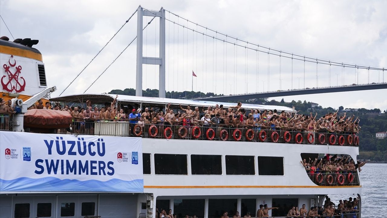 37. Boğaziçi Kıtalararası Yüzme Yarışı Start Aldı