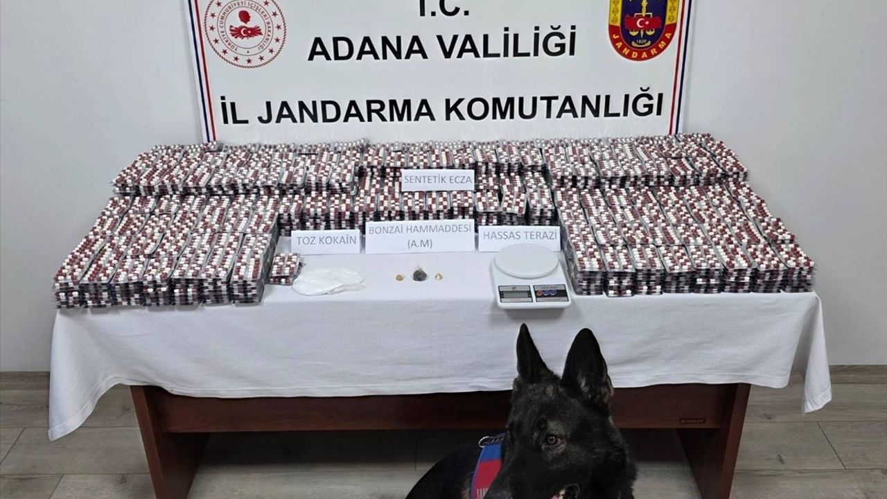 Adana'da Uyuşturucu Operasyonu: 19 Bin 167 Hap Ele Geçirildi