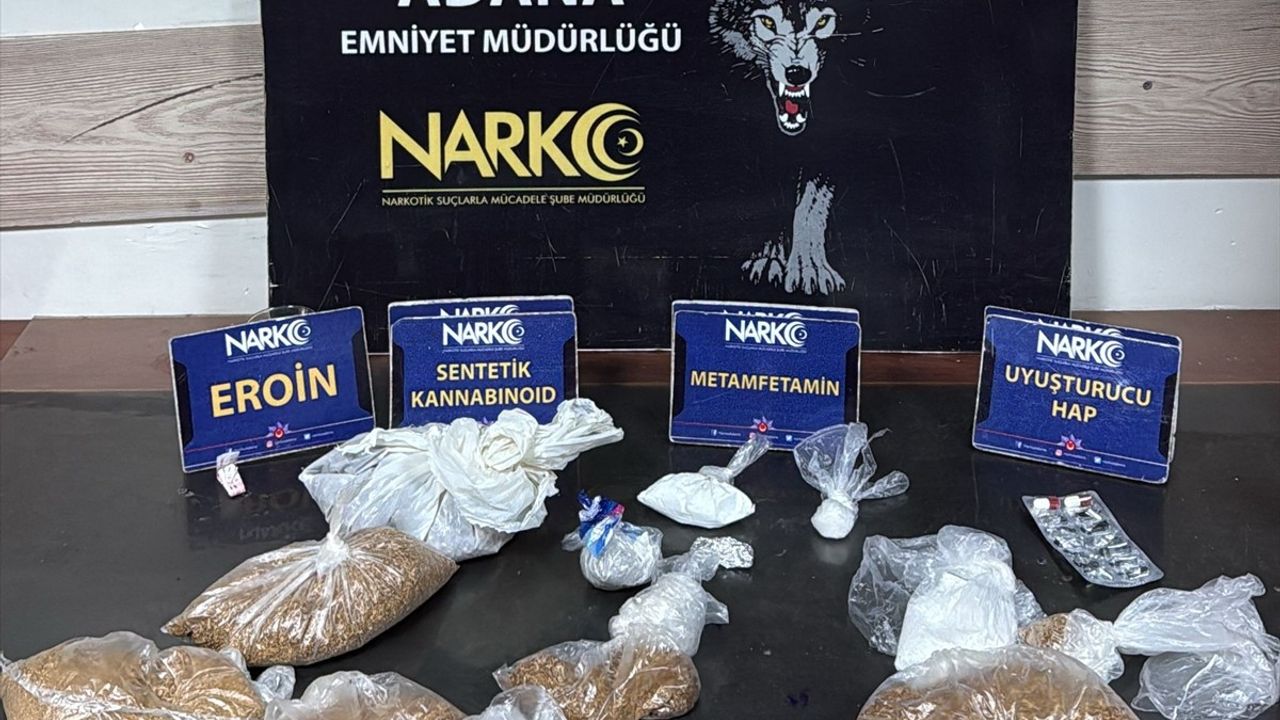 Adana'da Uyuşturucu Operasyonu: 5 Zanlı Tutuklandı