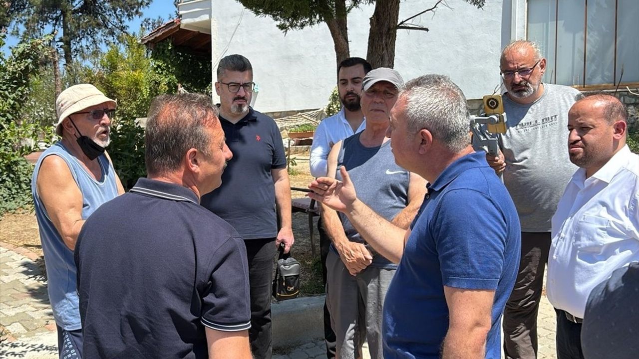 Ağıralioğlu, Çanakkale yangın bölgesinde incelemelerde bulundu