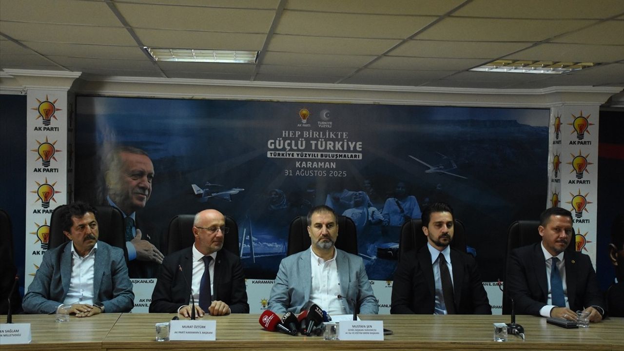 AK Parti Genel Başkan Yardımcısı Mustafa Şen Karaman'da Konuştu
