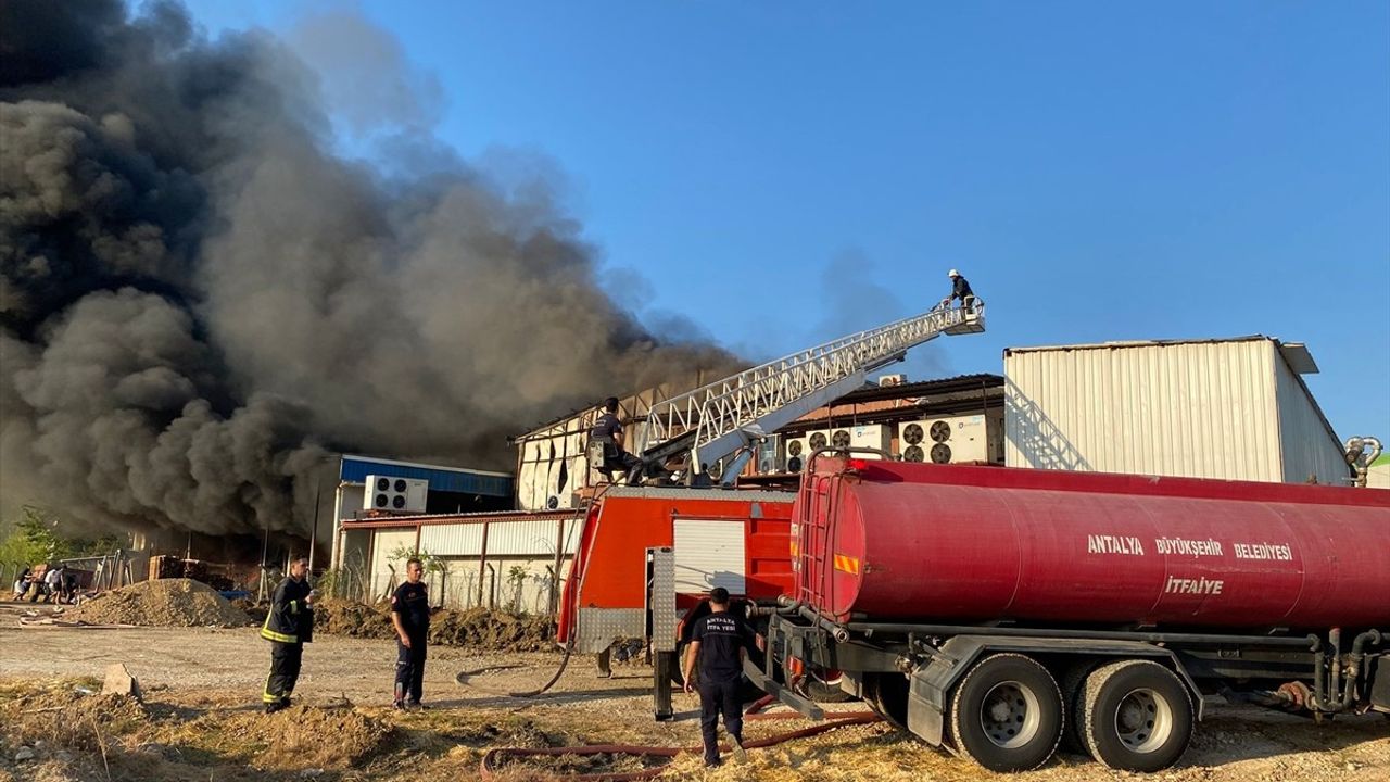 Antalya'da Depo Yangını: İtfaiye Ekipleri Müdahale Ediyor