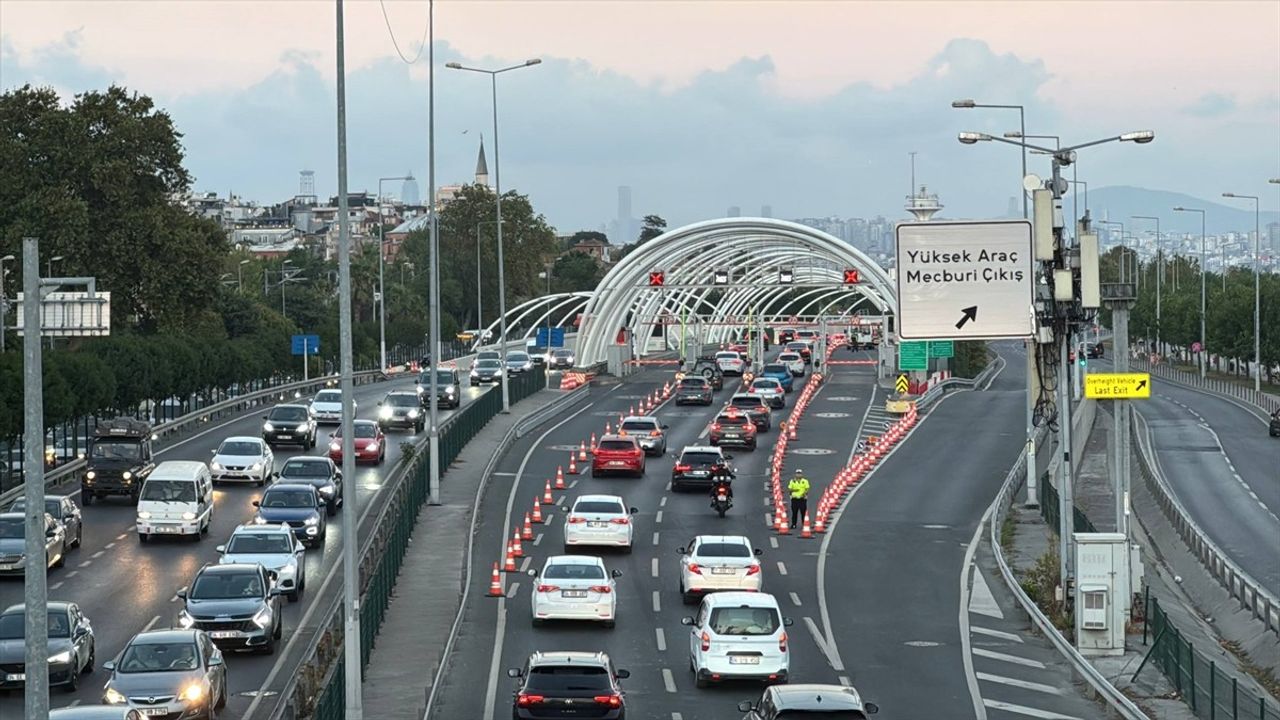 Avrasya Tüneli'nde Kontrollü Geçiş Uygulaması Başladı