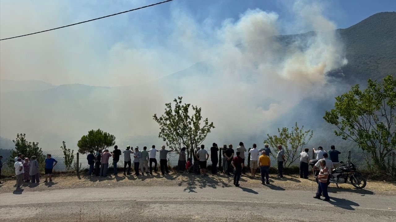 Bartın'da Orman Yangınına Müdahale Devam Ediyor