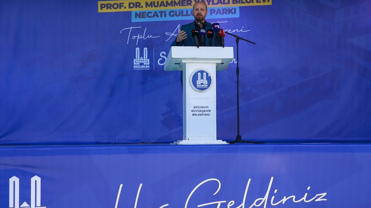 Bilal Erdoğan'dan Erzurum'da Gazze Açıklamaları
