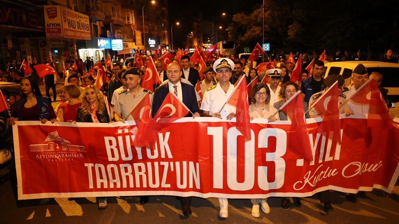 Büyük Taarruz'un 103. Yıl Dönümünde Fener Alayı