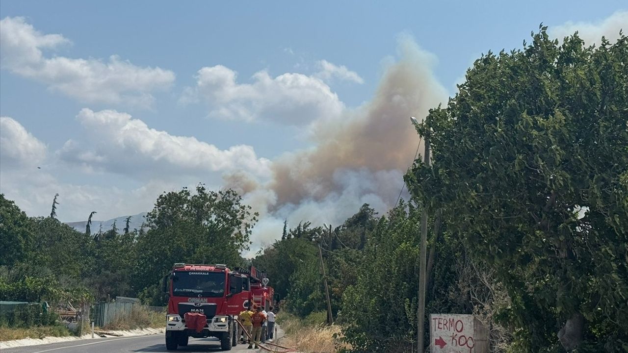 Çanakkale'deki Yangınla İlgili Son Durum Raporu