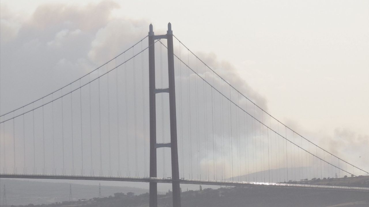 Çanakkale Gelibolu'da Orman Yangınına Müdahale Devam Ediyor