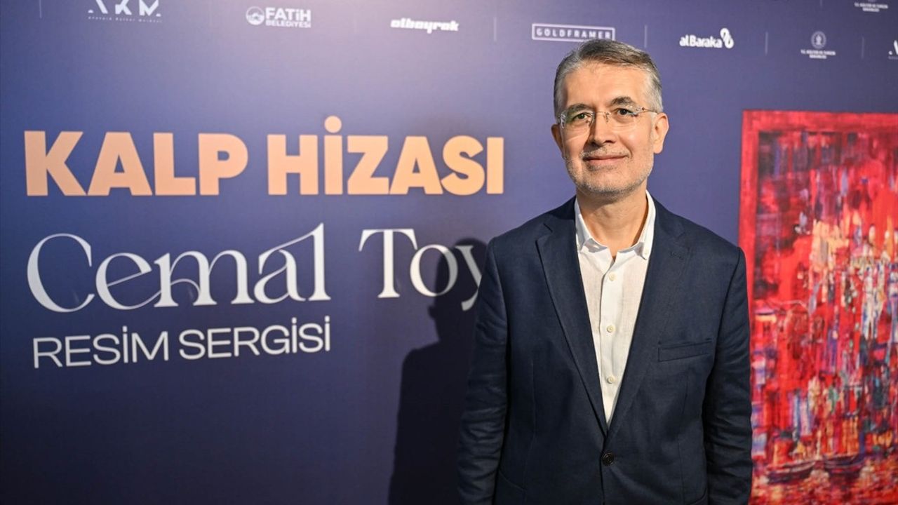 Cemal Toy'un "Kalp Hizası" Sergisi Sanatseverlerle Buluştu