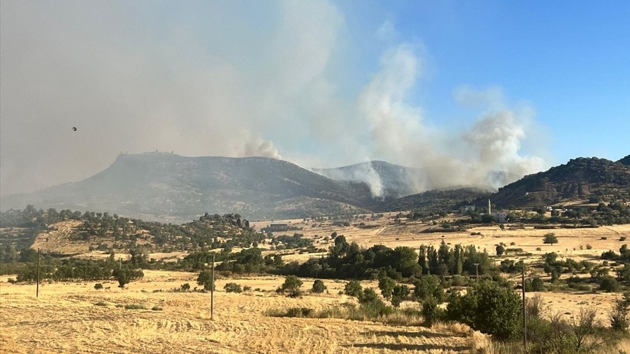 Diyarbakır'da Yangınla Mücadele Devam Ediyor