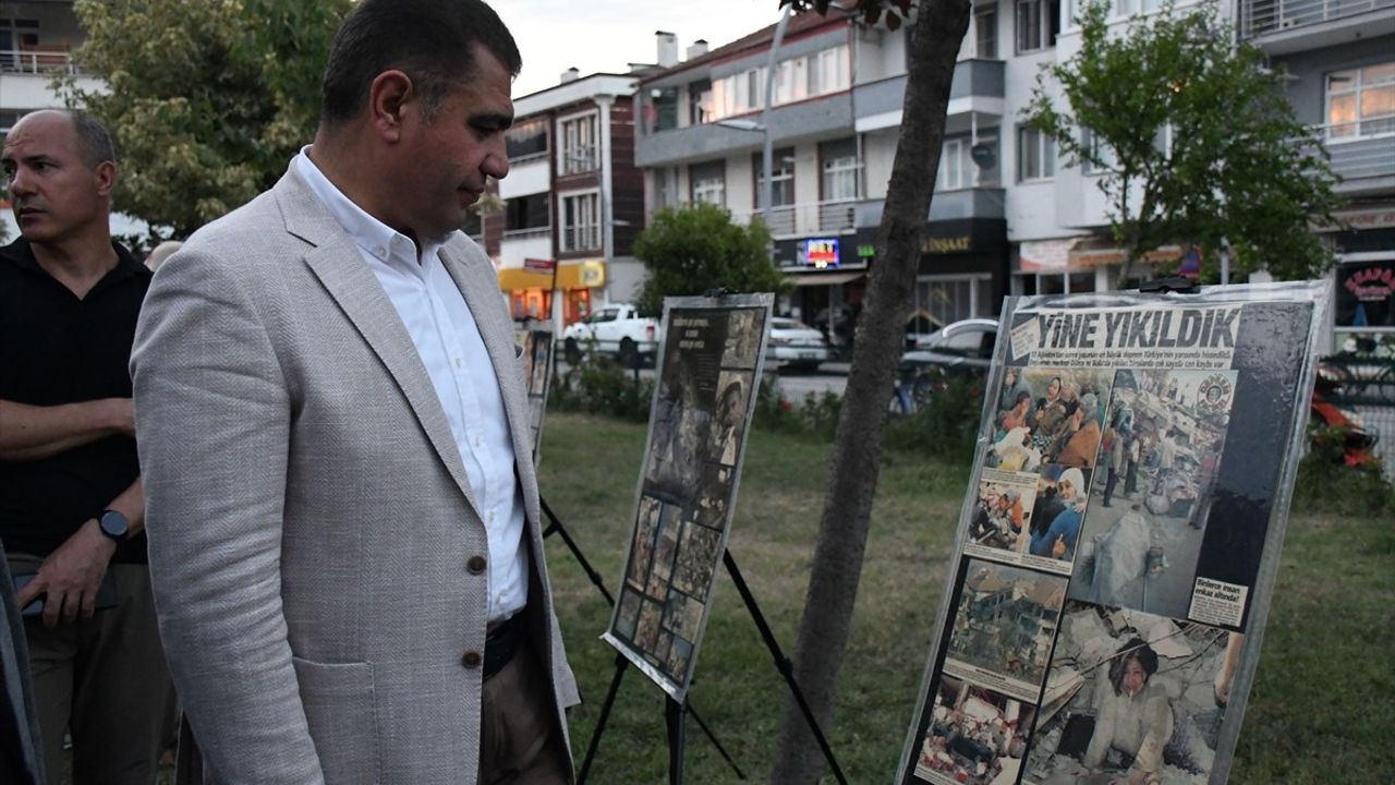 Düzce'de 17 Ağustos 1999 Marmara Depremi Anma Töreni