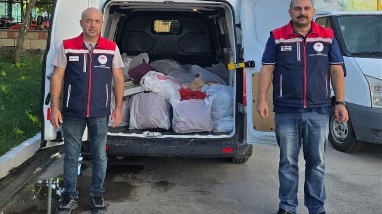 Edirne'de Kaçak Kum Midyesi Operasyonu