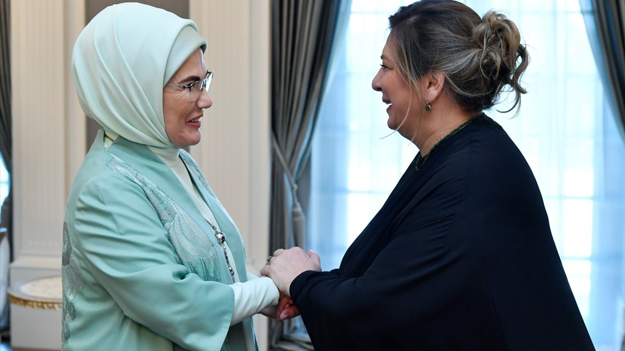 Emine Erdoğan ve Gürcistan İlk Hanımı Bagrationi'nin Görüşmesi