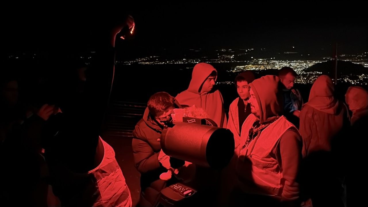 Erciyes'te Perseid Meteor Yağmuru Gözlemlendi