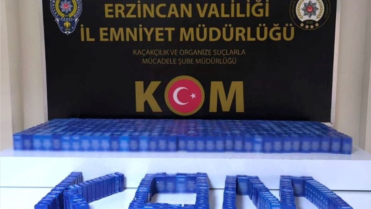 Erzincan'da Kaçakçılık Operasyonu: 2 Şüpheli Yakalandı