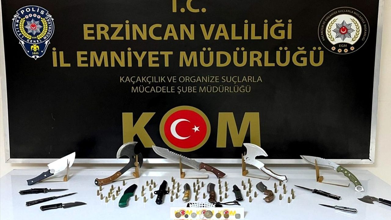 Erzincan'da Tarihi Eser Kaçakçılığına Darbe
