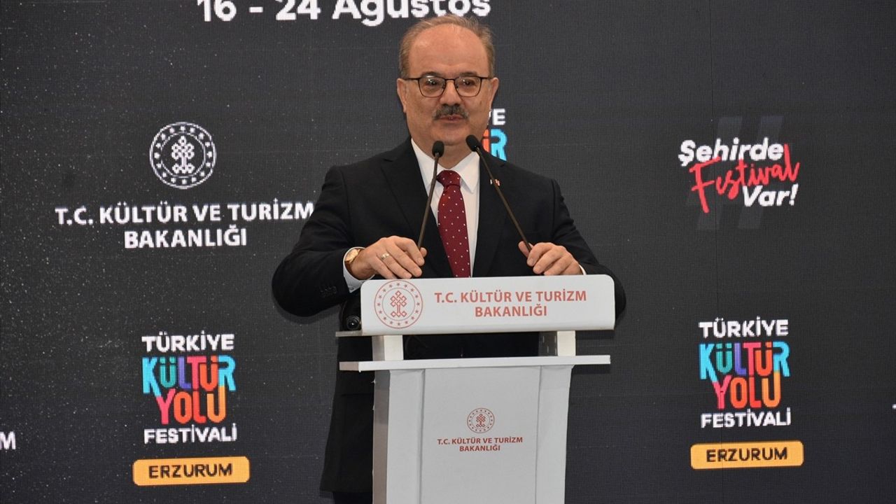 Erzurum Kültür Yolu Festivali'nin Açılışı Yapıldı