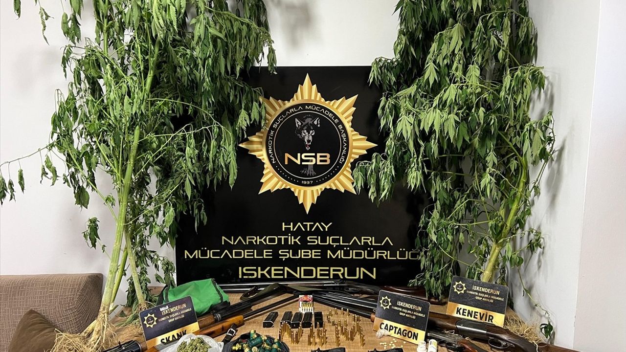 Hatay'da Uyuşturucu ve Silah Operasyonu