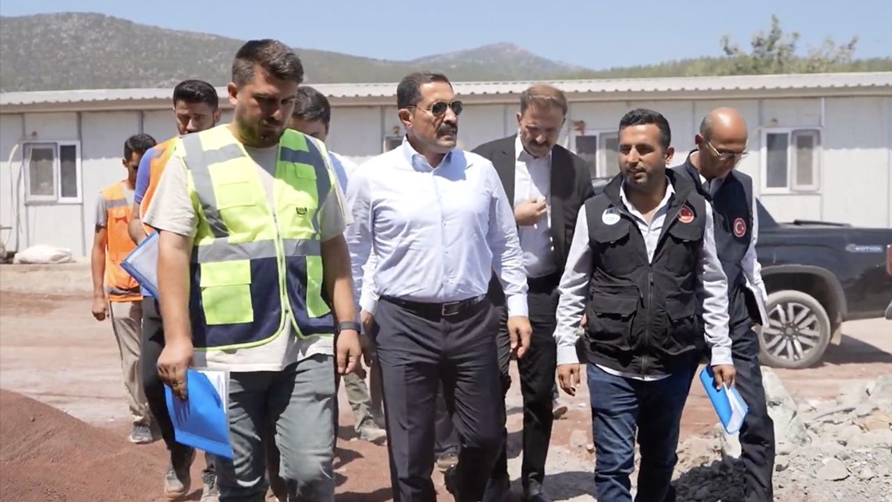 Hatay Hassa'da 622 Afet Konutunun İnşası Devam Ediyor