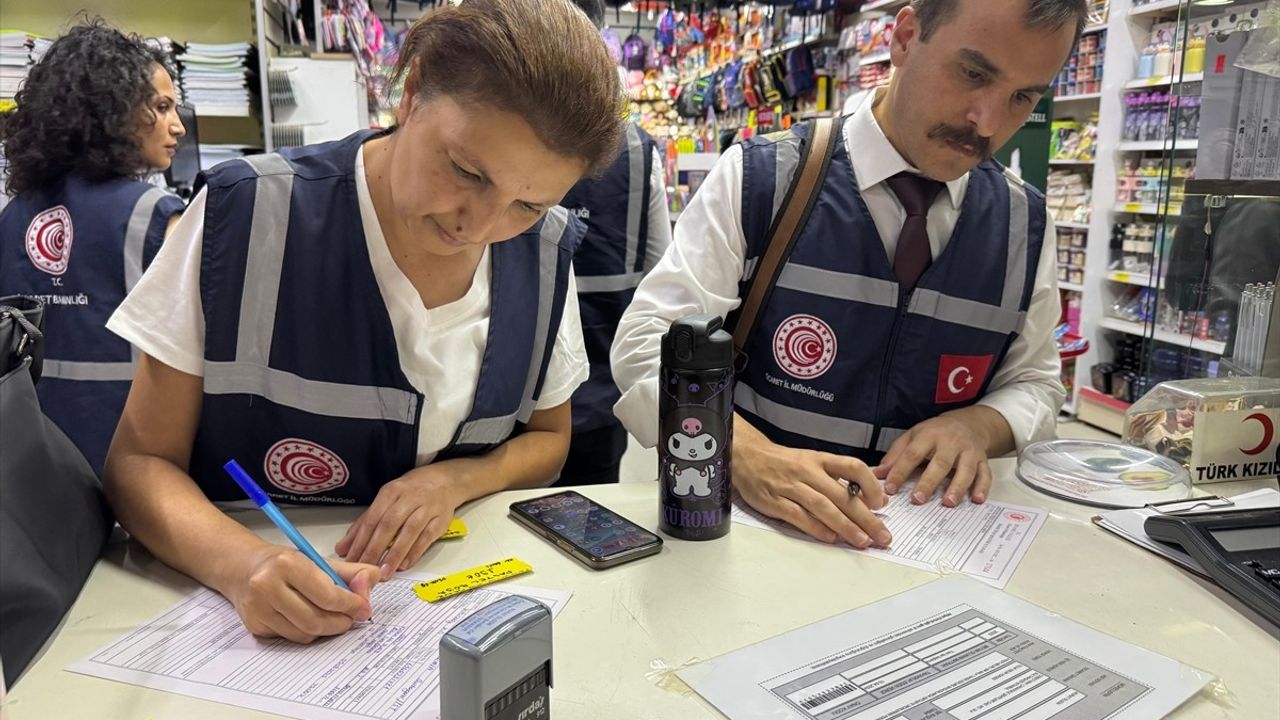 İstanbul'da Kırtasiye Ürünleri Denetimi Devam Ediyor