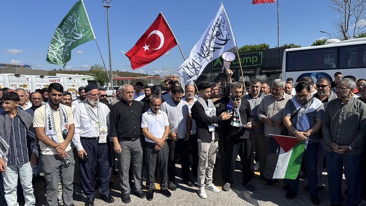 İstanbul'dan Ankara'ya Gazze Destek Yürüyüşü