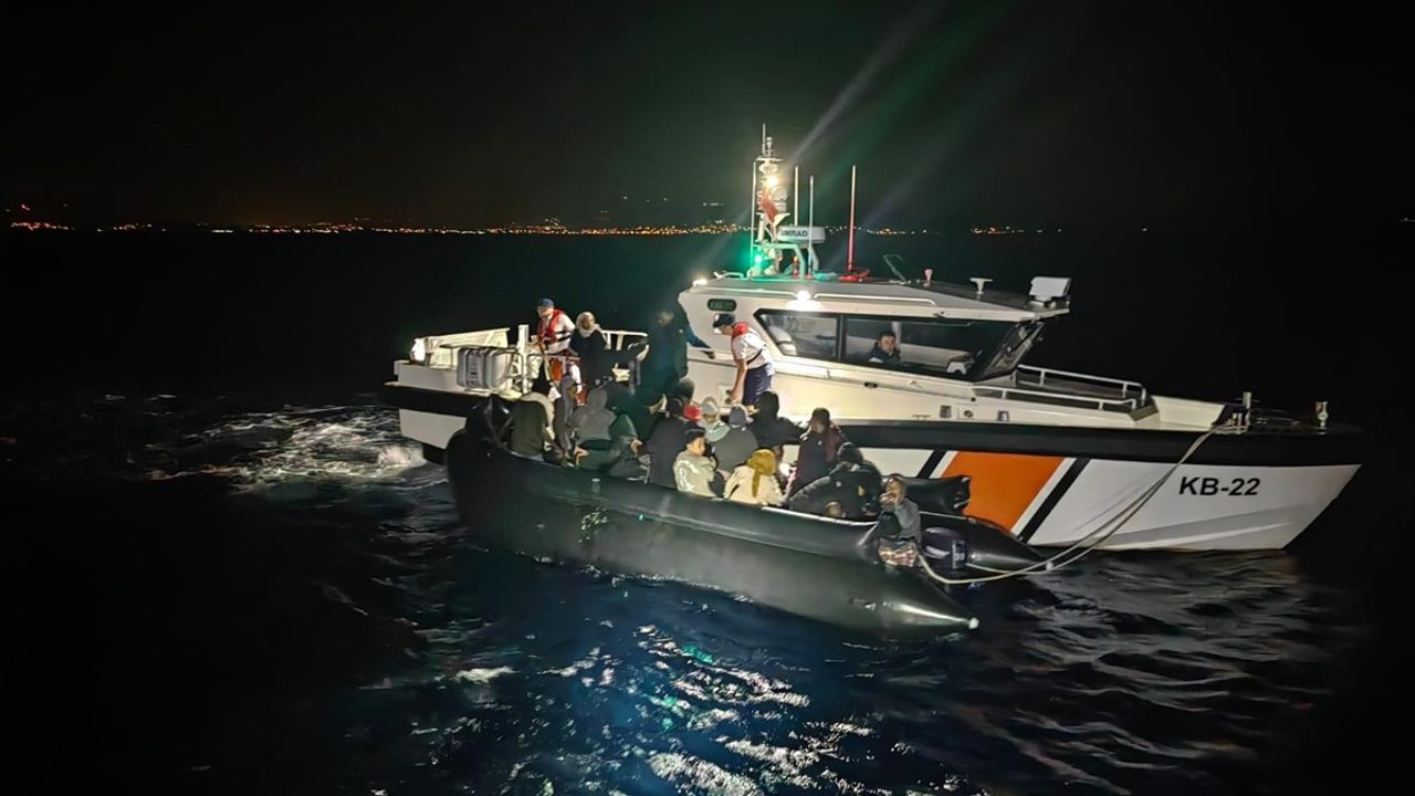 İzmir'de Düzensiz Göçmen Operasyonu