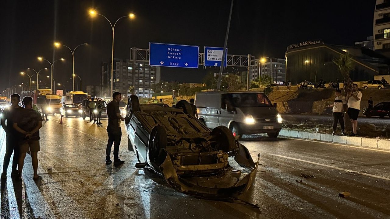 Kahramanmaraş'ta Trafik Kazası: Sürücü Yaralandı