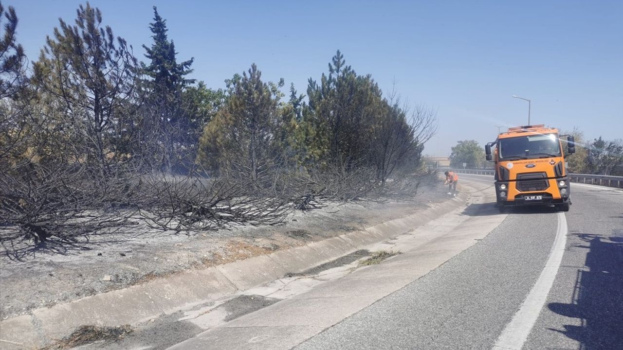 Kırklareli'nde Anız Yangını Kontrol Altına Alındı