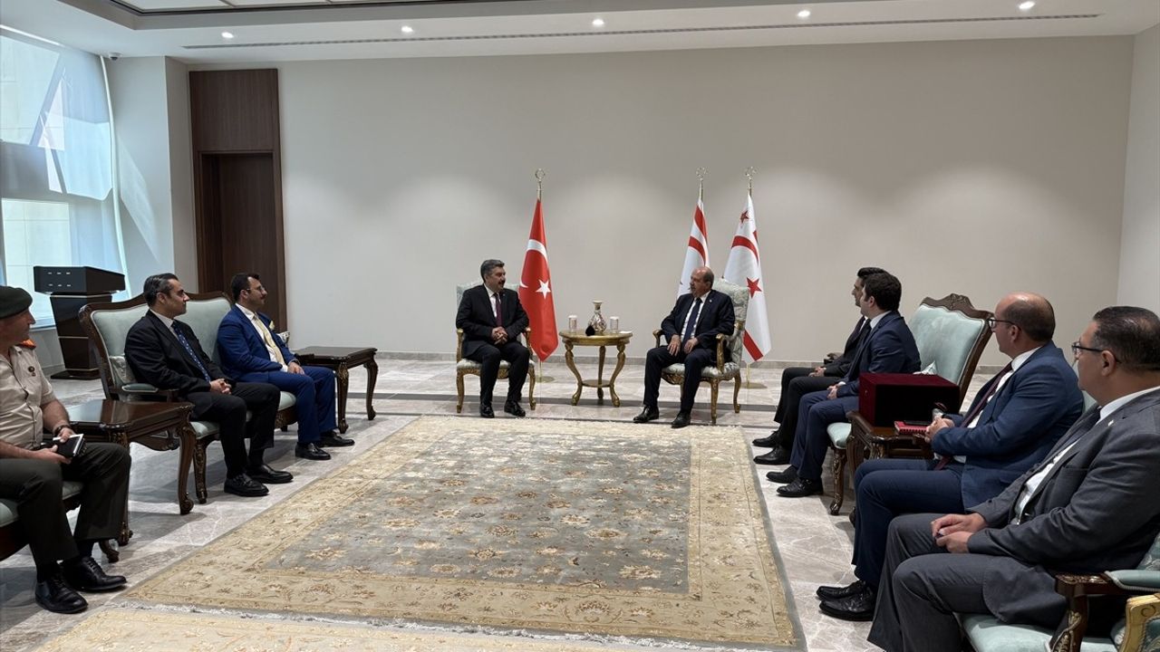 KKTC Cumhurbaşkanı Tatar, HAVELSAN Genel Müdürü Nacar ile Görüştü