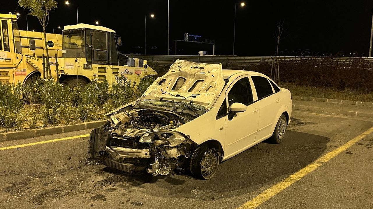 Kocaeli'de Otoyolda Yaya Ölümü
