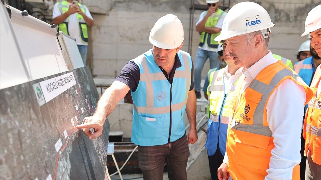 Körfezray Metro Projesi'nde Çalışmalar Hızla Devam Ediyor