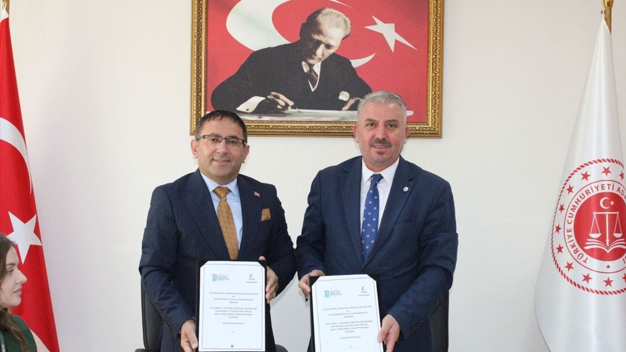 Küçükçekmece'de Denetimli Serbestlik ve Yeşilay İşbirliği Protokolü