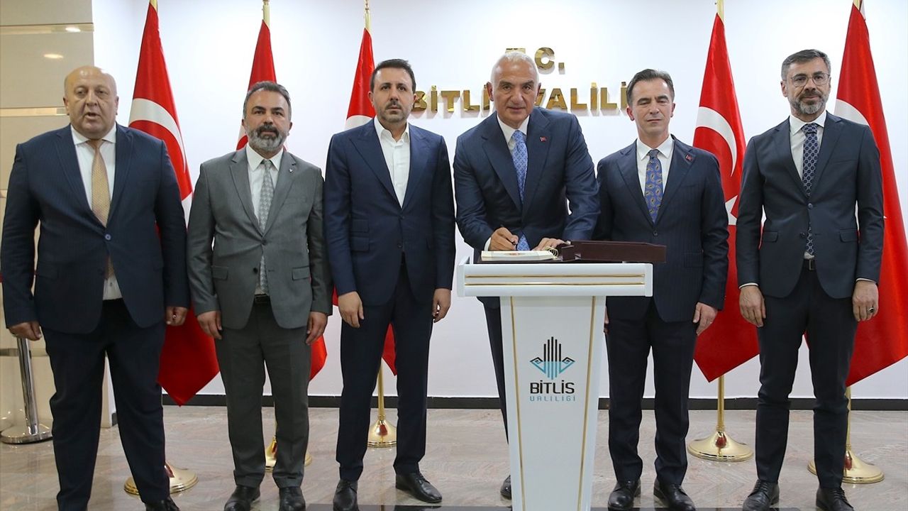 Kültür Bakanı Ersoy Bitlis'te Turizm ve Kültürel Atılımlarını Açıkladı