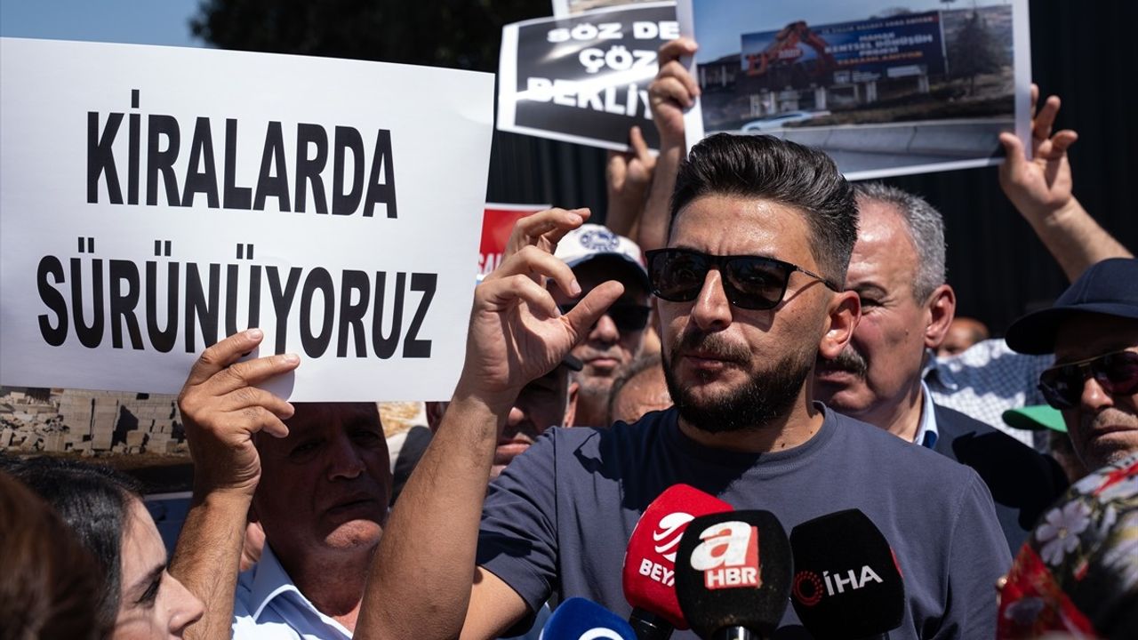 Mamak'taki Kentsel Dönüşüm Mağdurları Konuştular