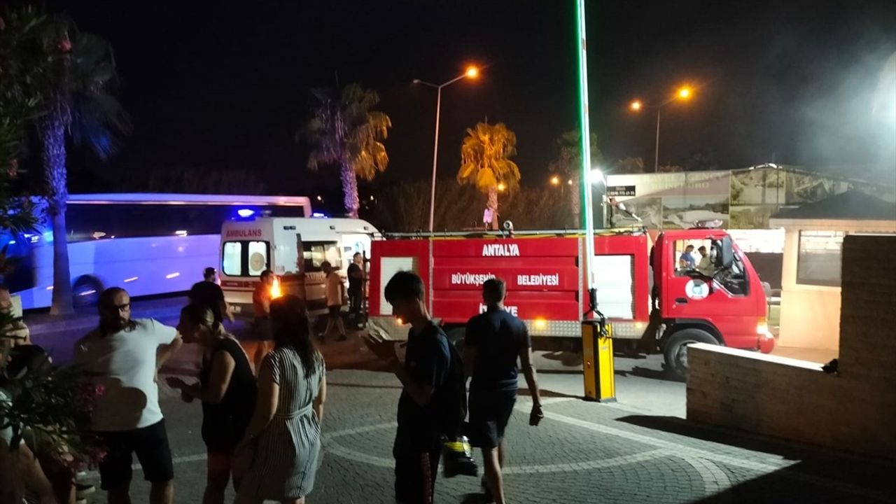 Manavgat'taki Otel Yangını: Dumandan Etkilenen Bir Kişi