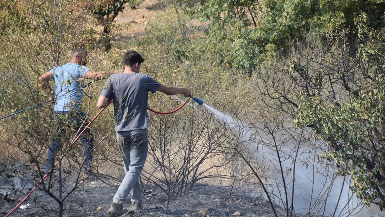Manisa'da Tarım Arazisinde Çıkan Yangın Kontrol Altına Alındı