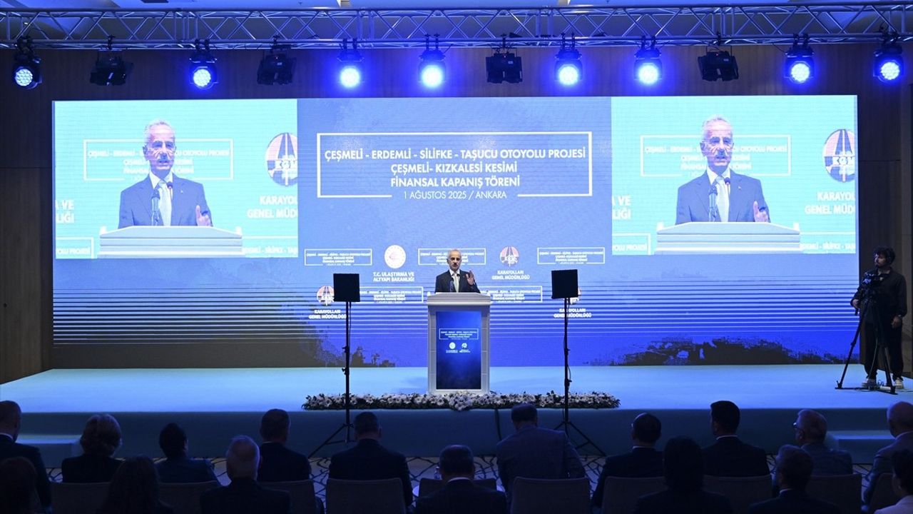 Mersin Çeşmeli-Kızkalesi Otoyolu Projesi İle Tasarruf ve Ulaşımda Devrim