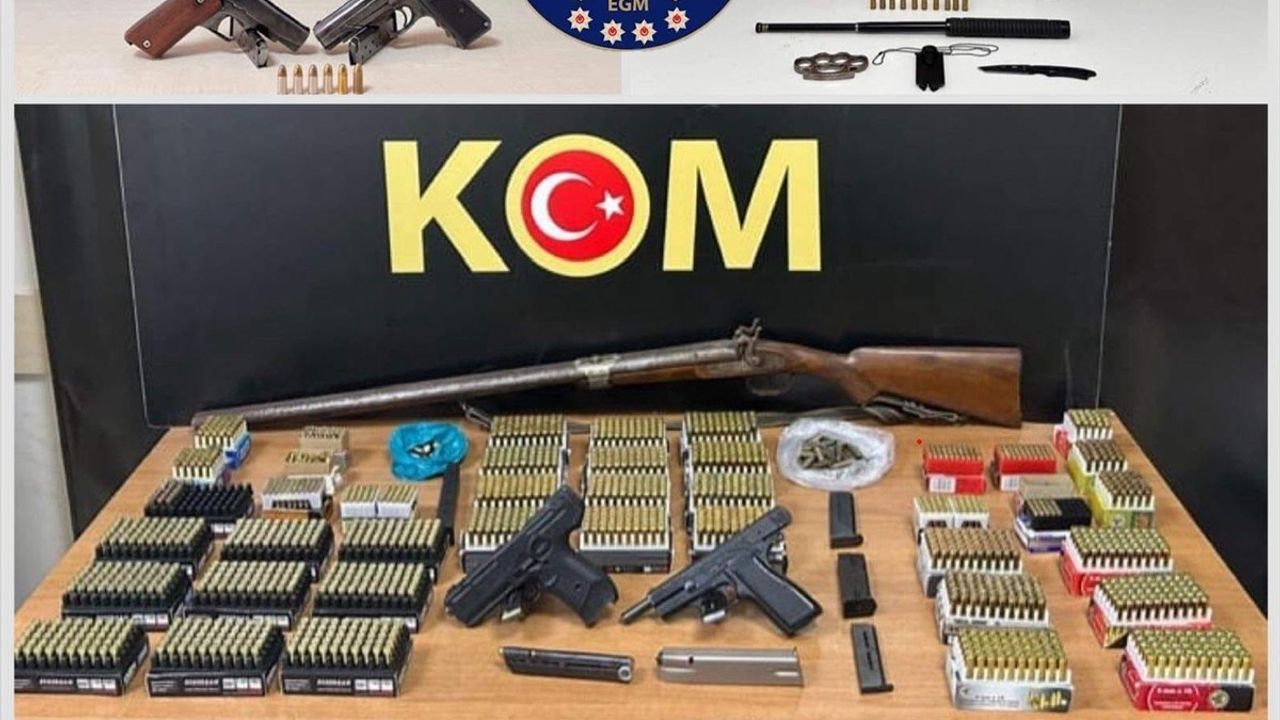 Muğla'da 12 Kişiye Ruhsatsız Silah Operasyonu