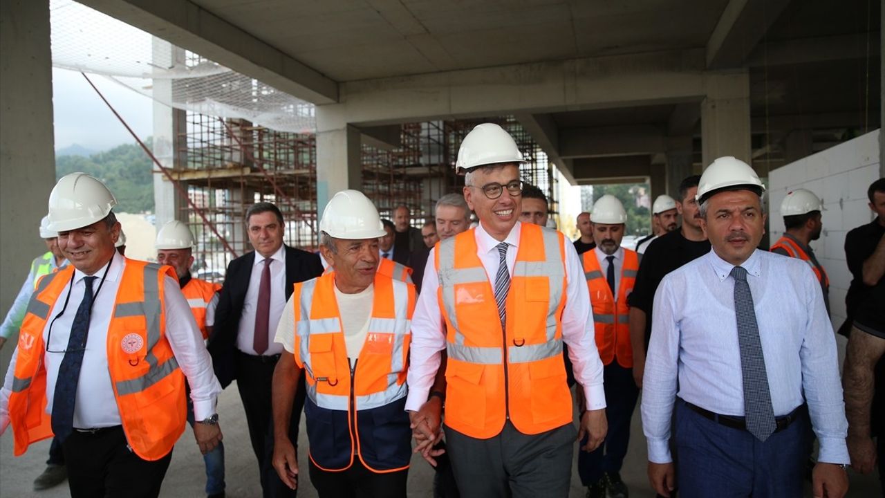 Rize Şehir Hastanesi İnşaatı Devam Ediyor