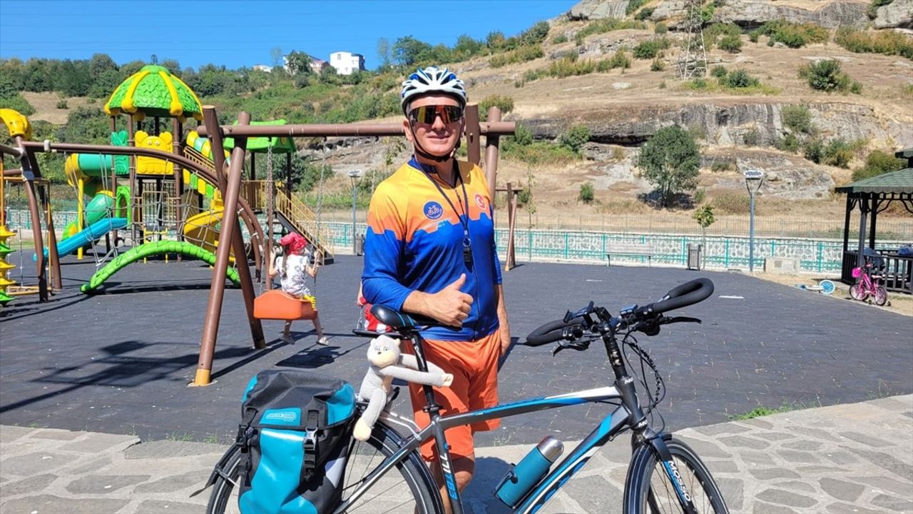 Samsun'da Bisiklet Etkinliği: Tekkeköy Mağaraları'na Pedal Çevirildi