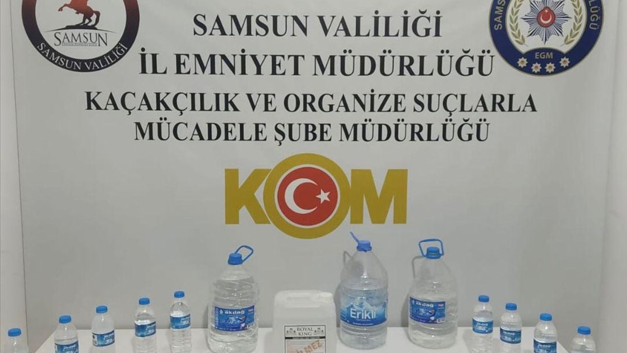 Samsun'da Sahte İçki Operasyonu: Bir Şüpheli Gözaltında