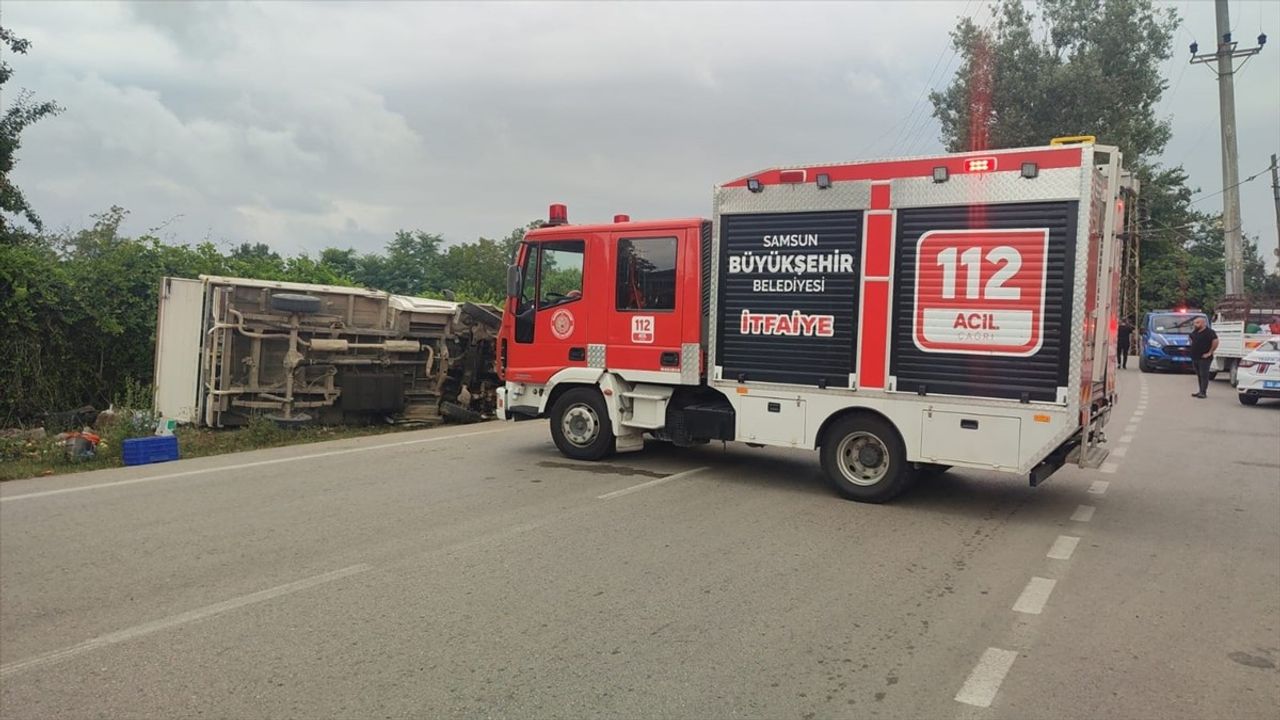 Samsun'da Trafik Kazası: 1 Ölü, 2 Yaralı