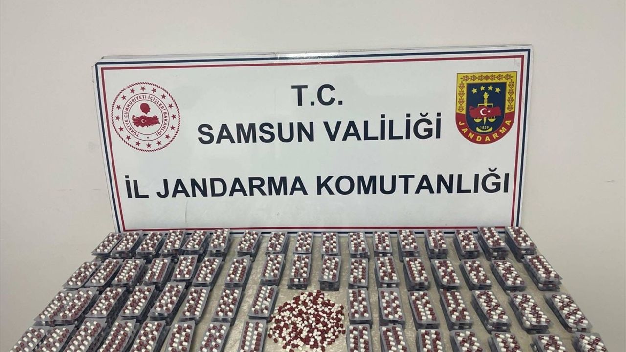 Samsun'da Uyuşturucu Operasyonu: 5 Bin 600 Hap Ele Geçirildi