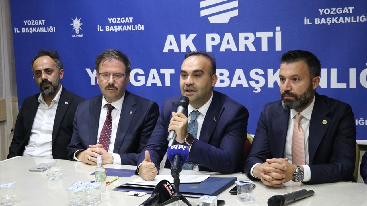 Sanayi ve Teknoloji Bakanı Kacır, Terörsüz Türkiye Vurgusu Yaptı