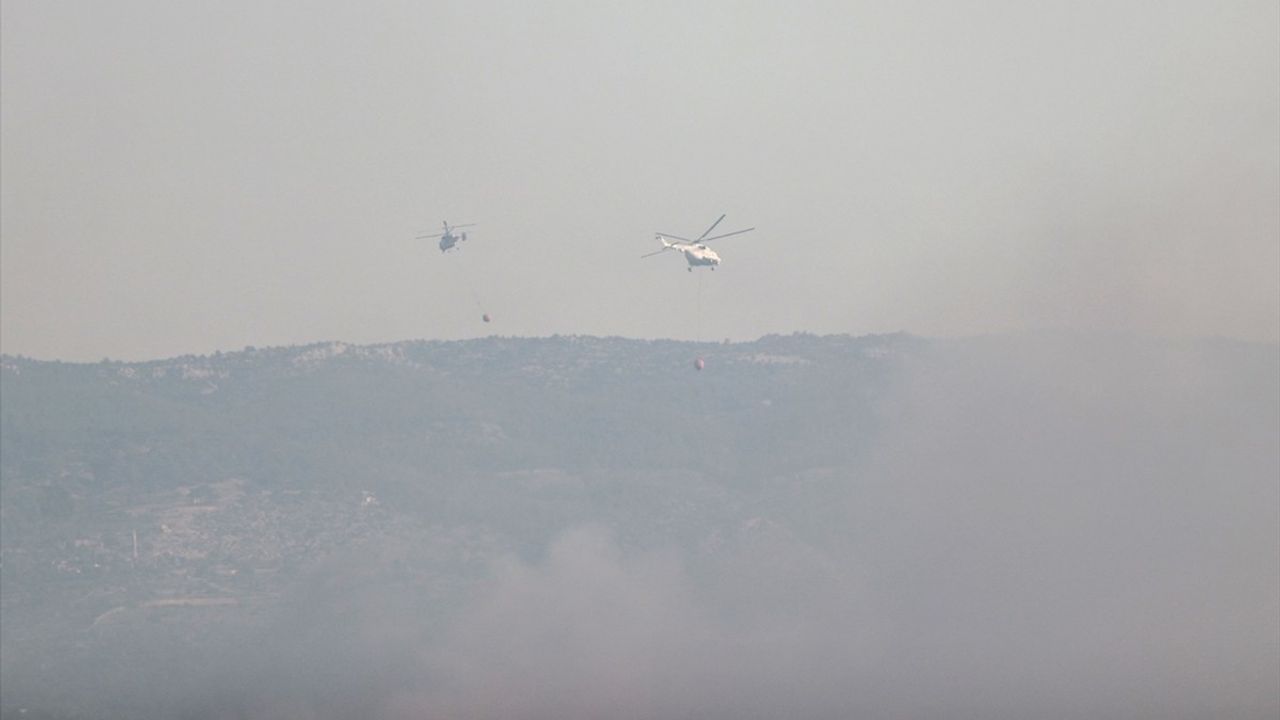 Silifke'de Orman Yangınına Müdahale Devam Ediyor