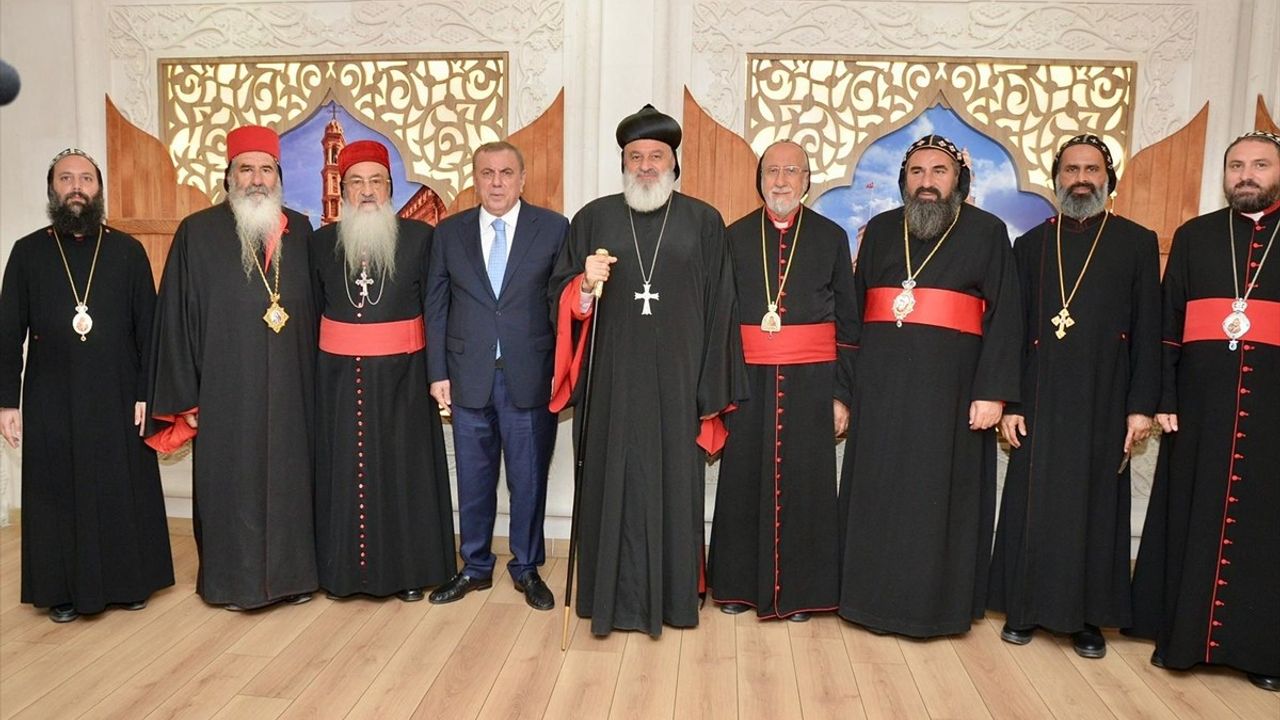 Süryani Ortodoks Kilisesi Patriği Kerim Midyat'ta