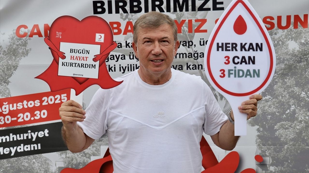 Tanju Çolak, Samsun'da Kan Bağışına Destek Verdi