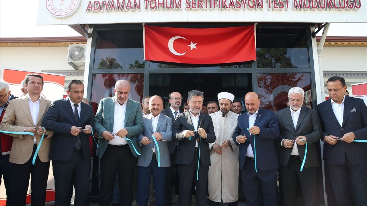 Tohum Sertifikasyon Test Merkezi Adıyaman'da Hizmete Girdi