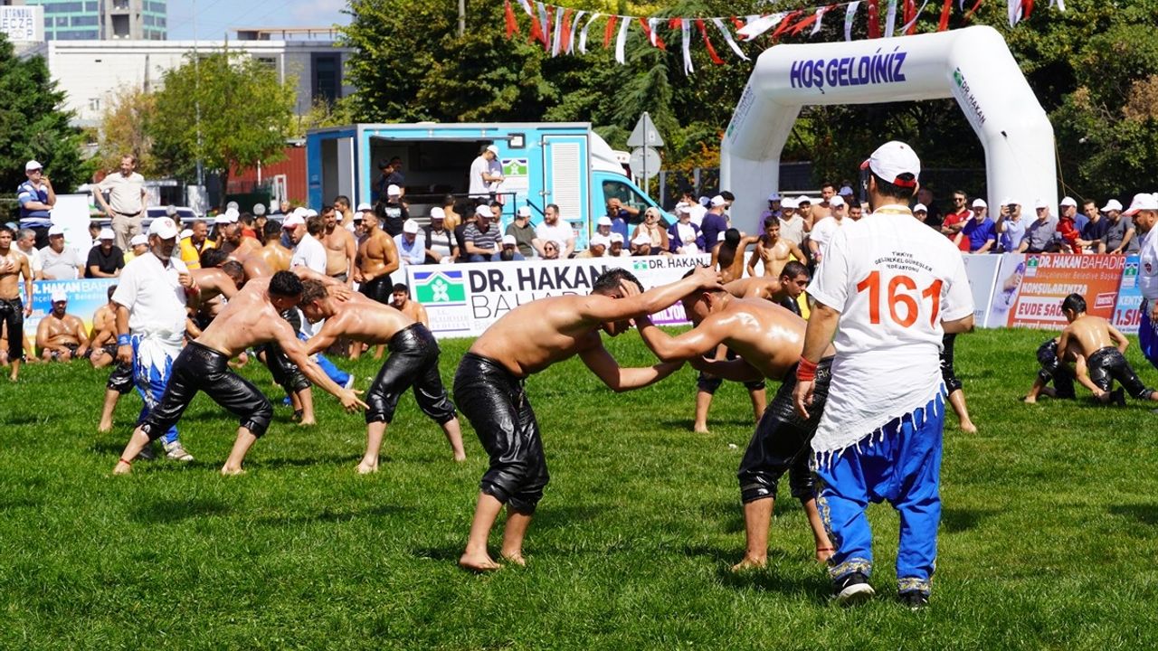 20. Geleneksel Bahçelievler Kocasinan Yağlı Güreşleri Gerçekleşti